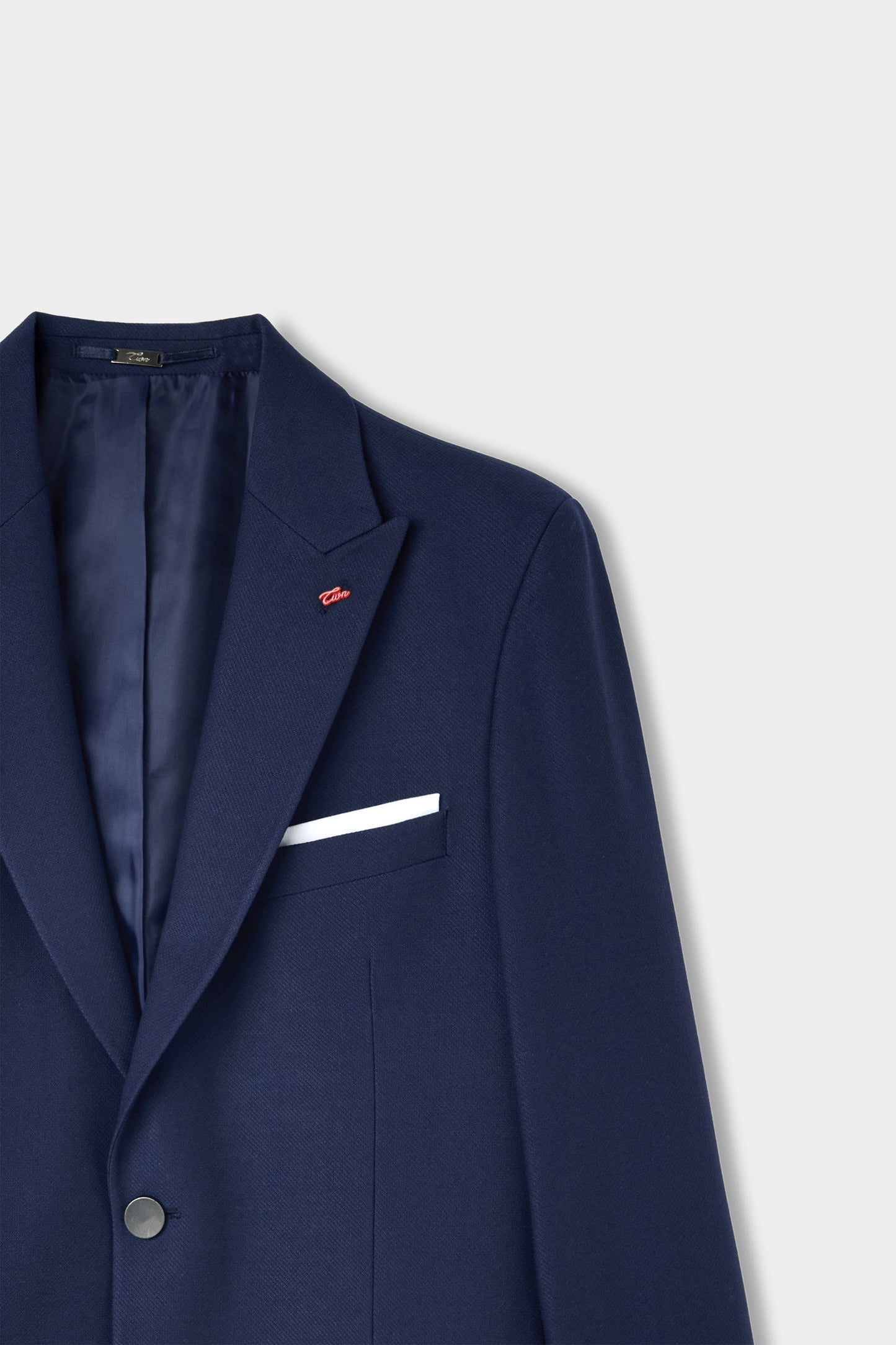 Twn Slim Fit Lacivert Armürlü Takim Elbise