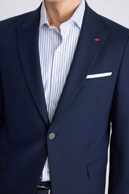 Twn Slim Fit Lacivert Armürlü Takim Elbise
