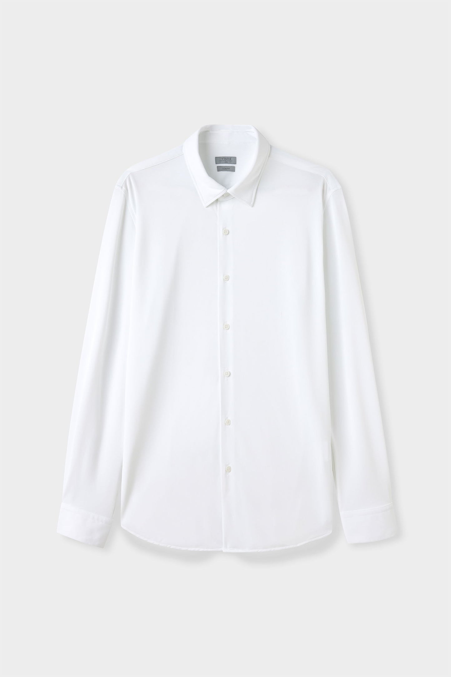 Twn Slim Fit Beyaz Örme Gömlek