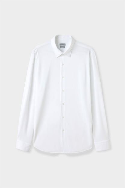 Twn Slim Fit Beyaz Örme Gömlek