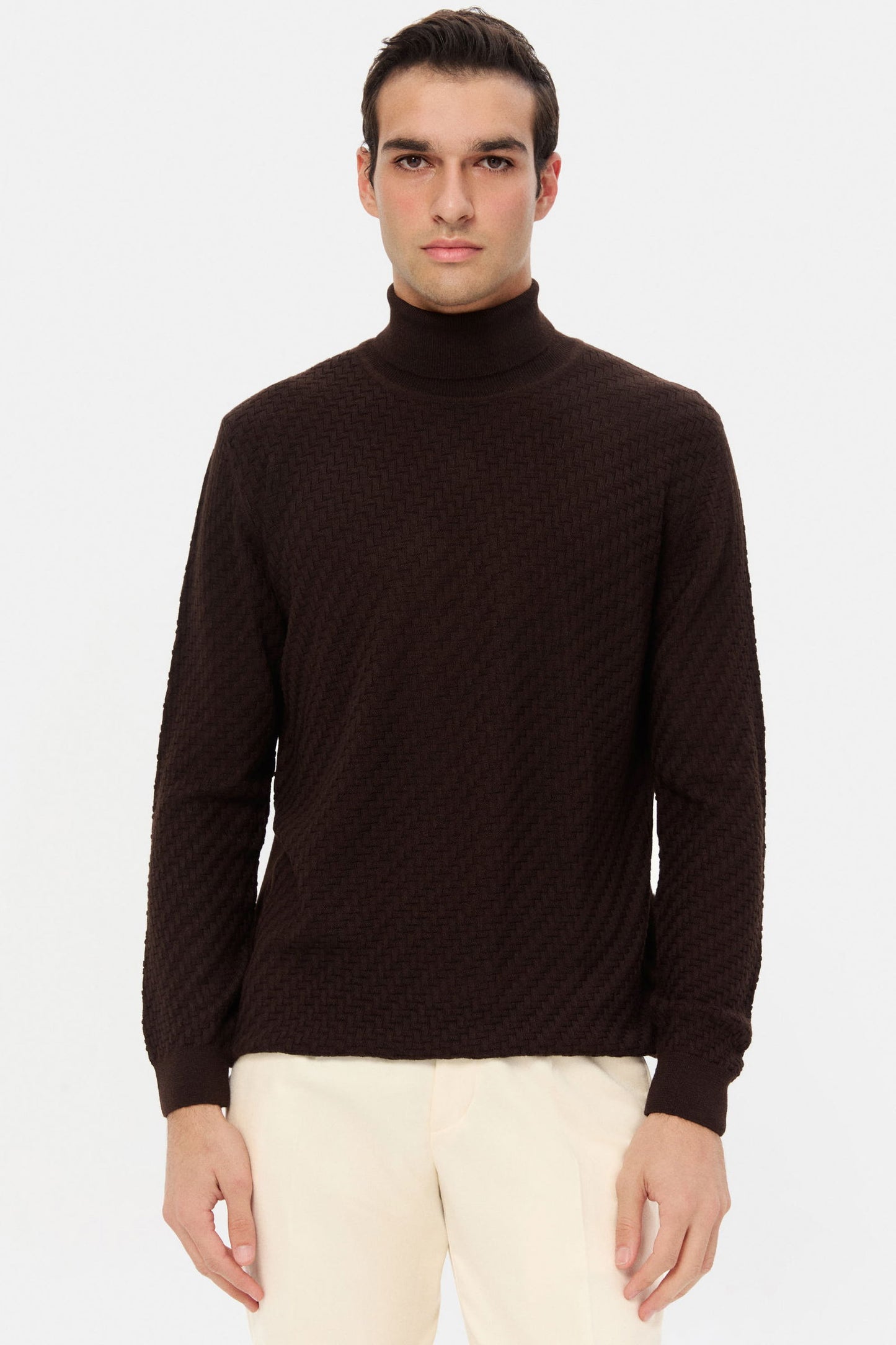 Ds Damat Regular Fit Kahverengi Kazak