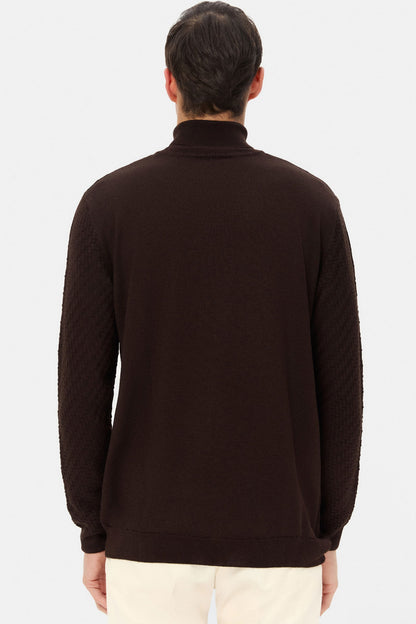 Ds Damat Regular Fit Kahverengi Kazak