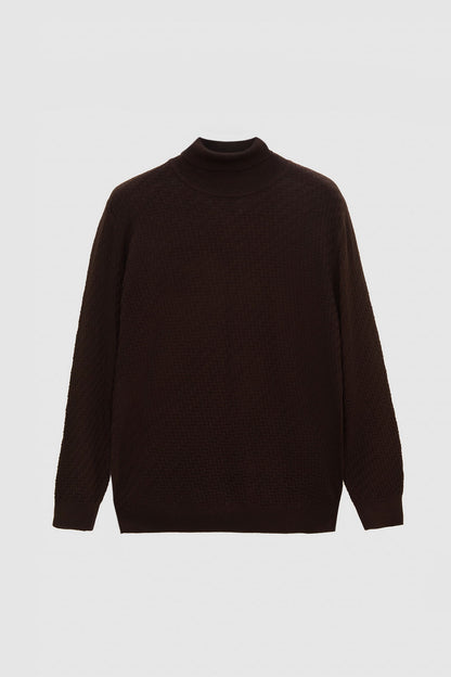 Ds Damat Regular Fit Kahverengi Kazak