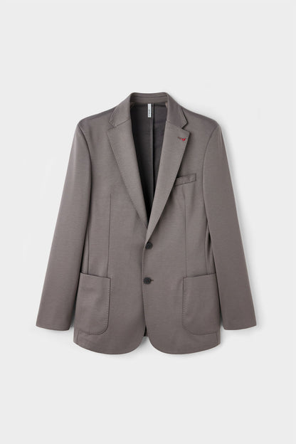 Ds Damat Slim Fit Vizon Baskılı Takim Elbise
