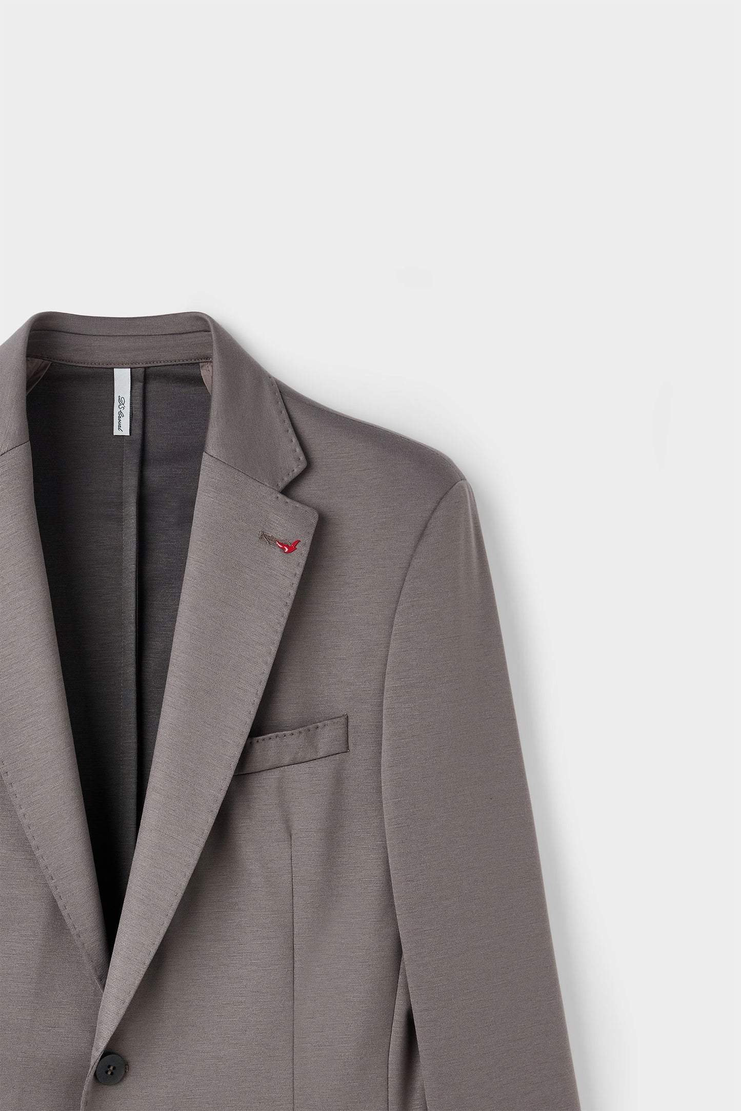 Ds Damat Slim Fit Vizon Baskılı Takim Elbise