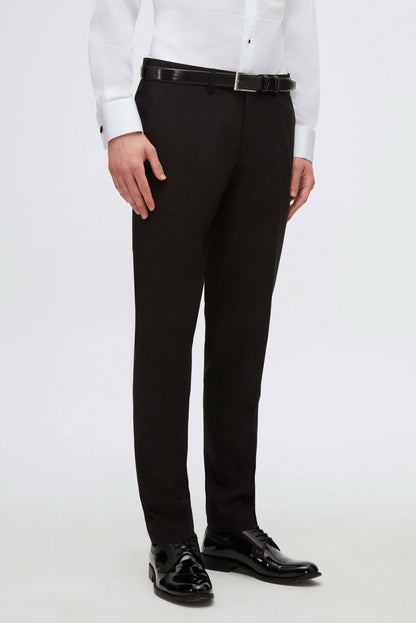 Twn Slim Fit Siyah Düz Smokin Takim Elbise