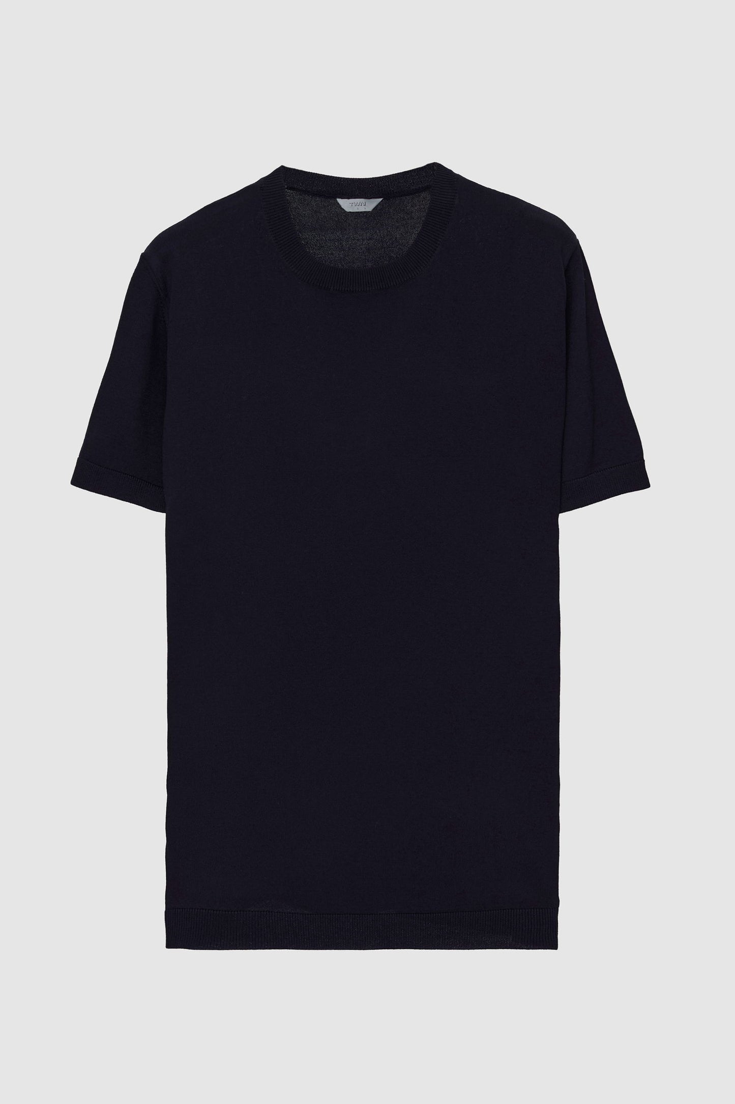 Twn Slim Fit Lacivert Yazlık Rayon Triko T-shirt
