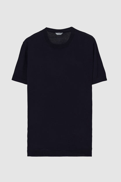 Twn Slim Fit Lacivert Yazlık Rayon Triko T-shirt