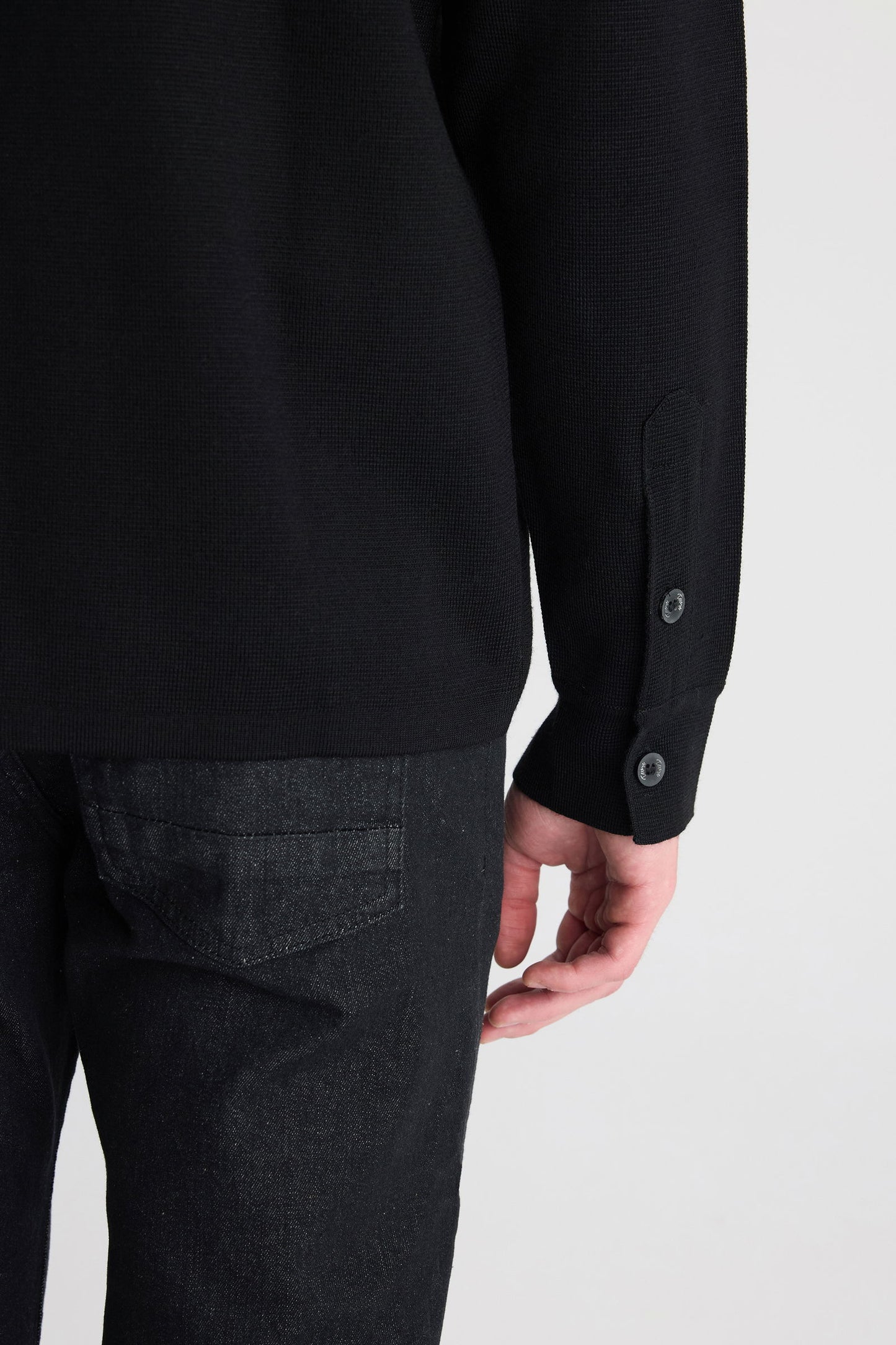 Twn Slim Fit Siyah Yünlü Ceket