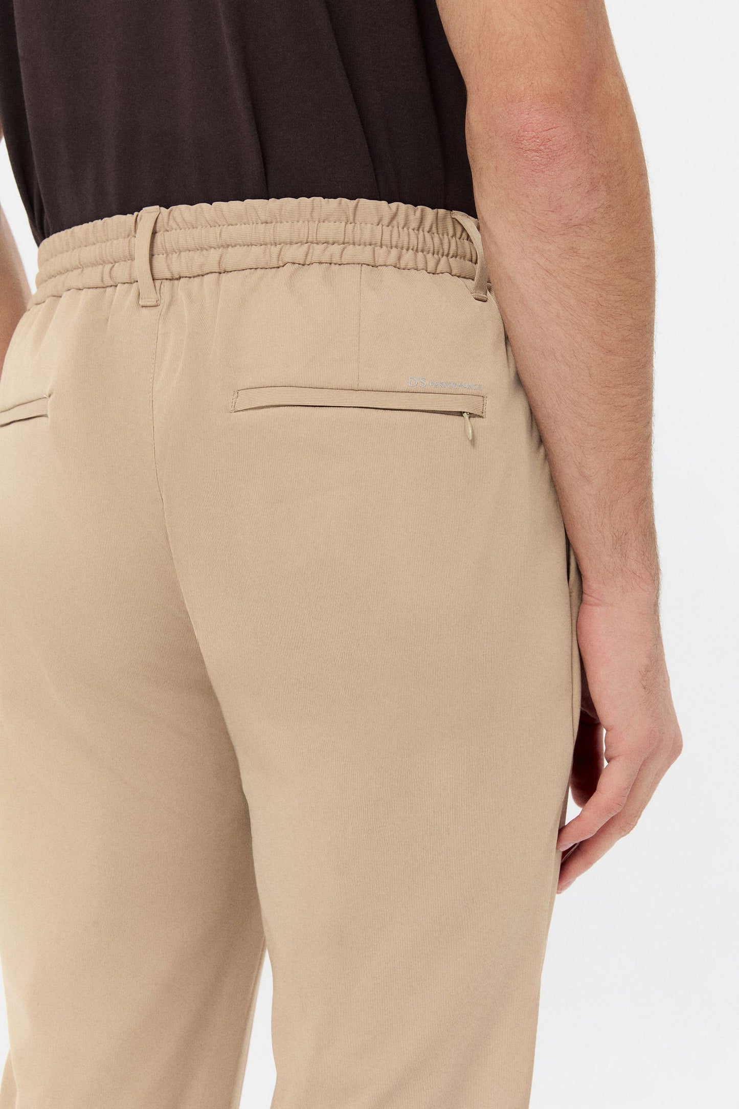 Ds Damat Relaxed Fit Bej Düz Jogger Pantolon