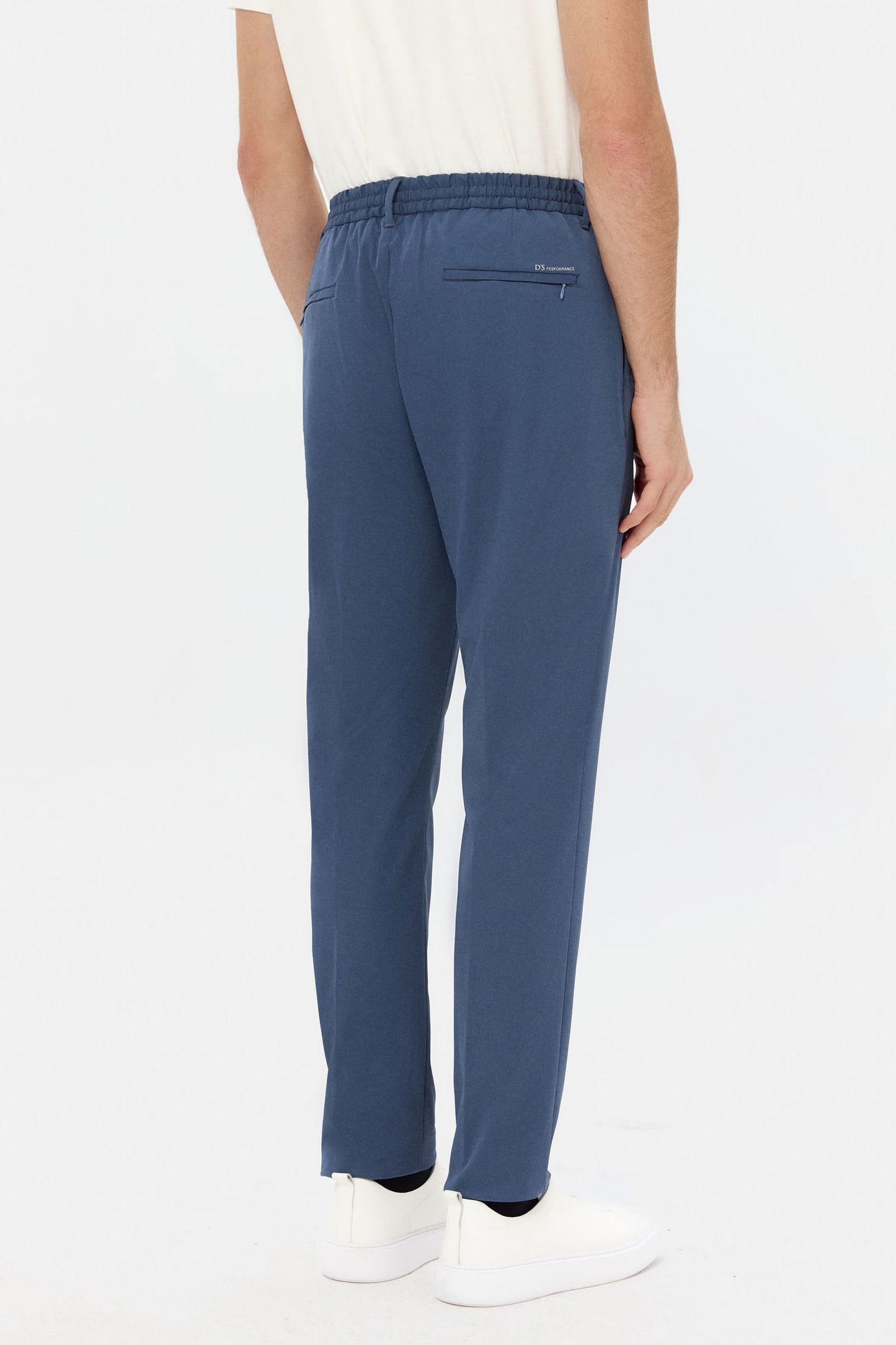 Ds Damat Relaxed Fit Indigo Düz Jogger Pantolon