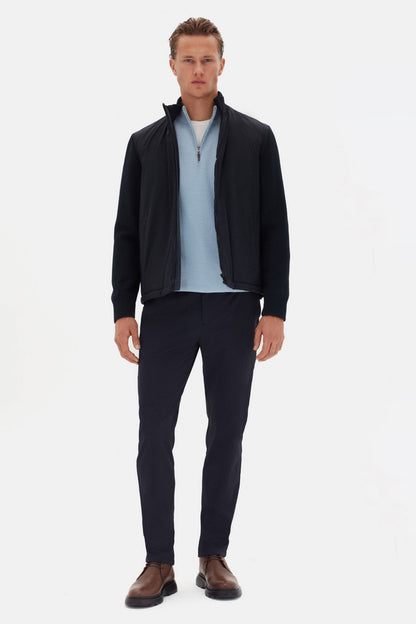 Ds Damat Regular Fit Lacivert Düz Mont
