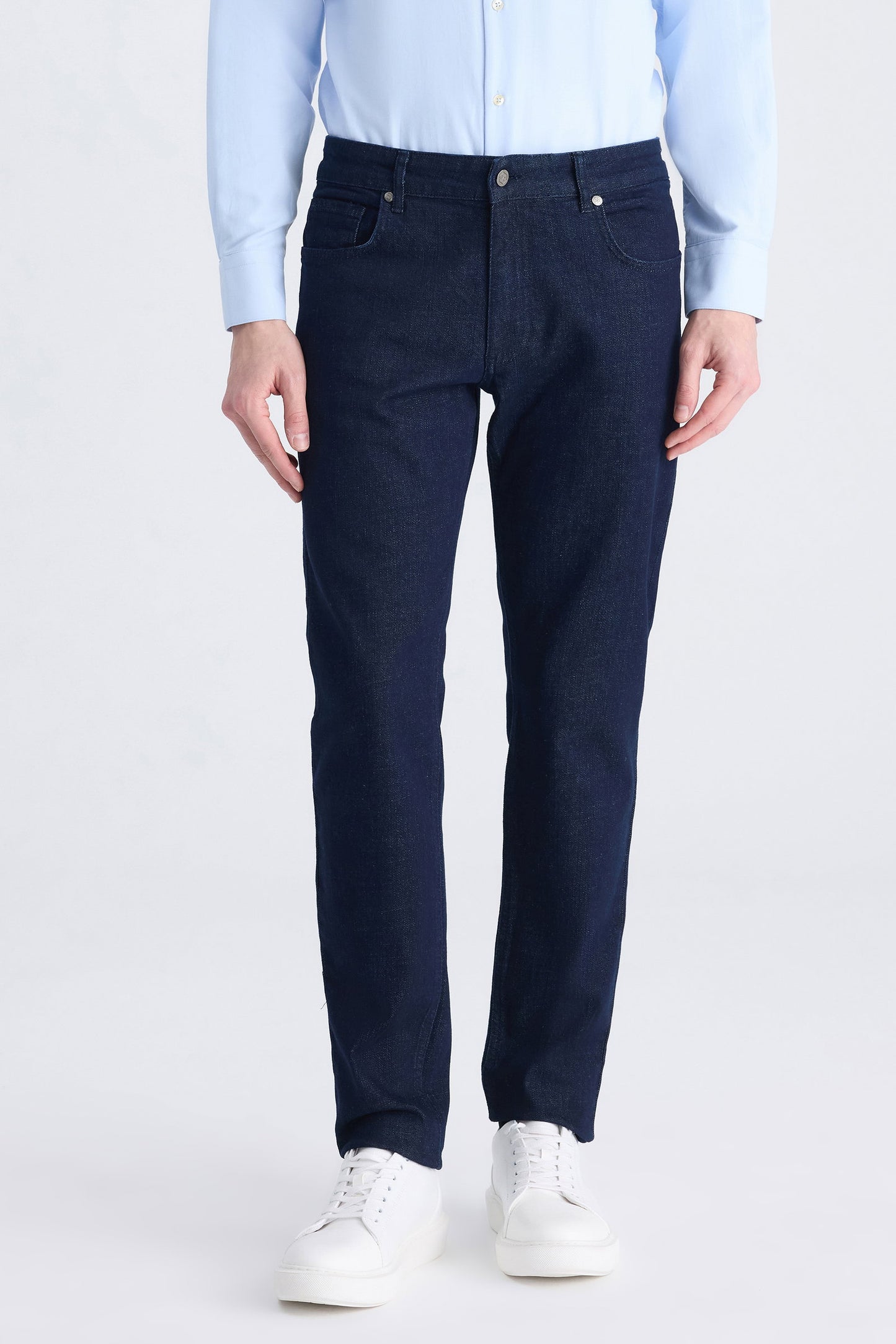 Ds Damat Slim Fit Lacivert Denim Pantolon