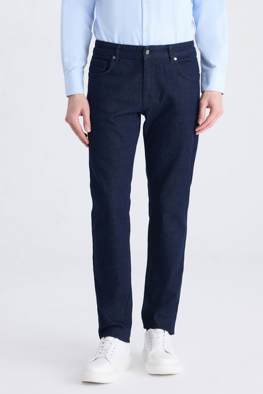 Ds Damat Slim Fit Lacivert Denim Pantolon