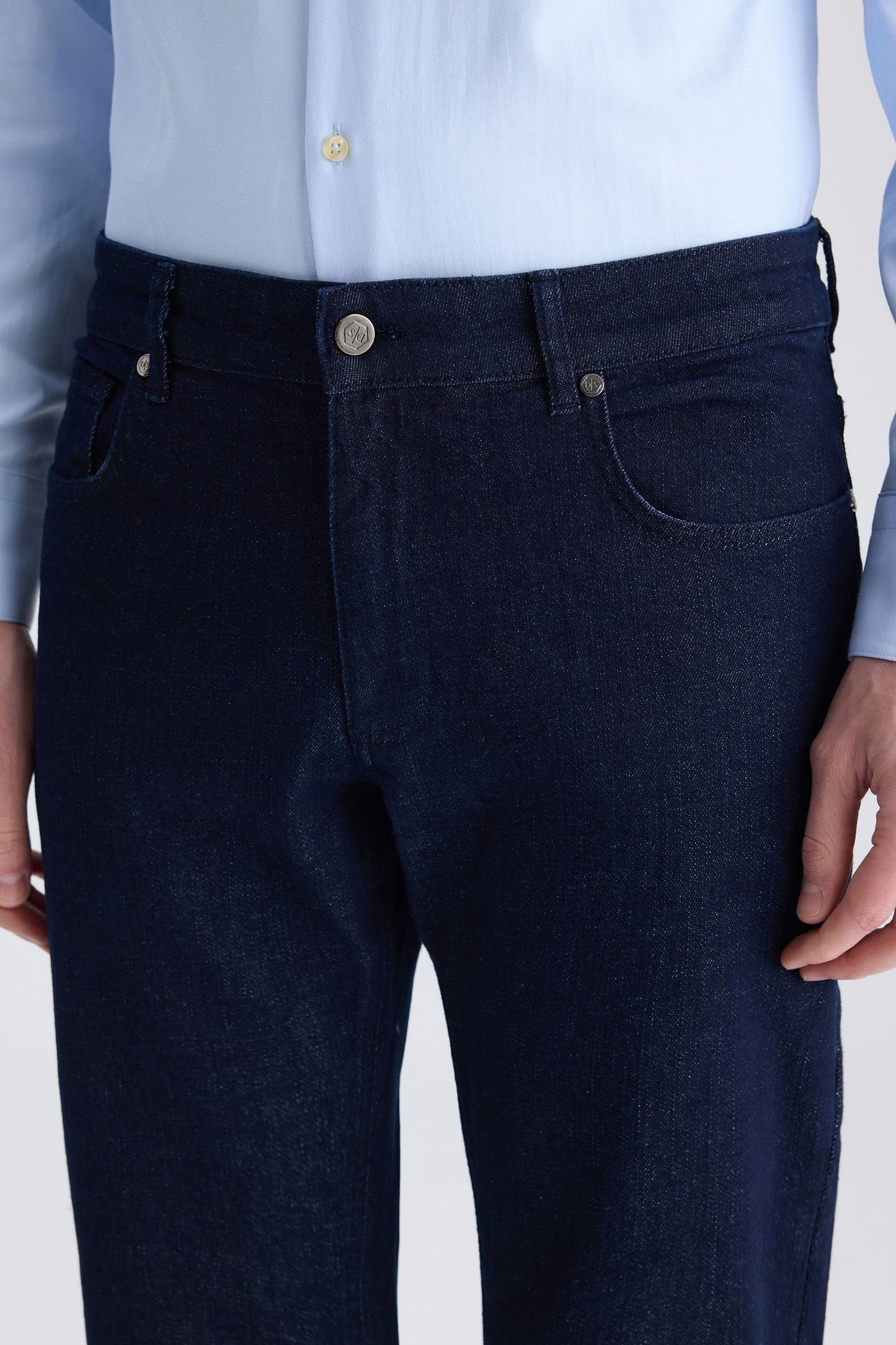 Ds Damat Slim Fit Lacivert Denim Pantolon