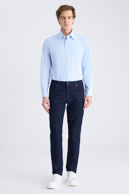 Ds Damat Slim Fit Lacivert Denim Pantolon