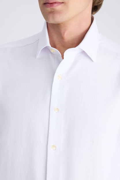 Ds Damat Regular Fit Beyaz Çizgili Gömlek