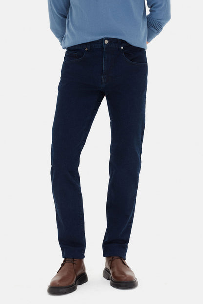 Twn Super Slim Fit Lacivert Yıkamalı Denim Pantolon