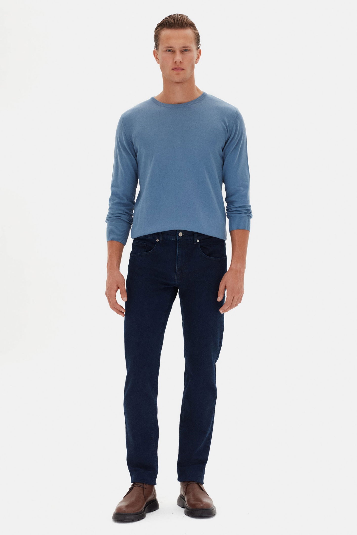 Twn Super Slim Fit Lacivert Yıkamalı Denim Pantolon