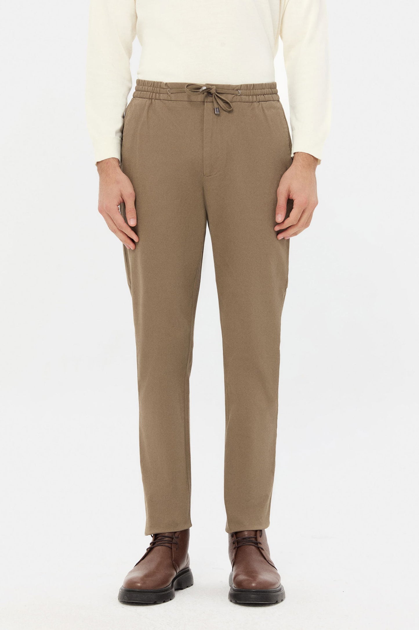Ds Damat Relaxed Fit Vizon Gabardin Jogger Pantolon
