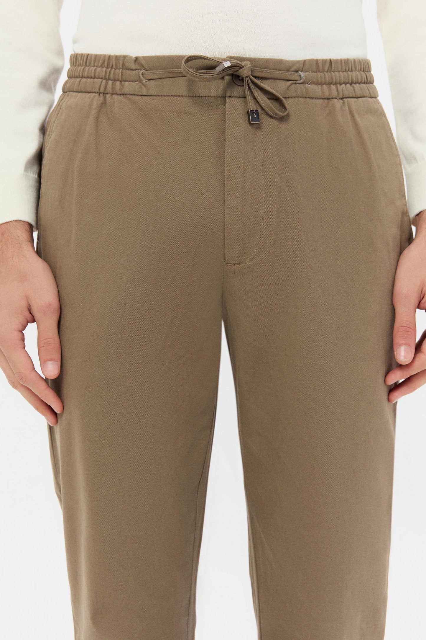 Ds Damat Relaxed Fit Vizon Gabardin Jogger Pantolon