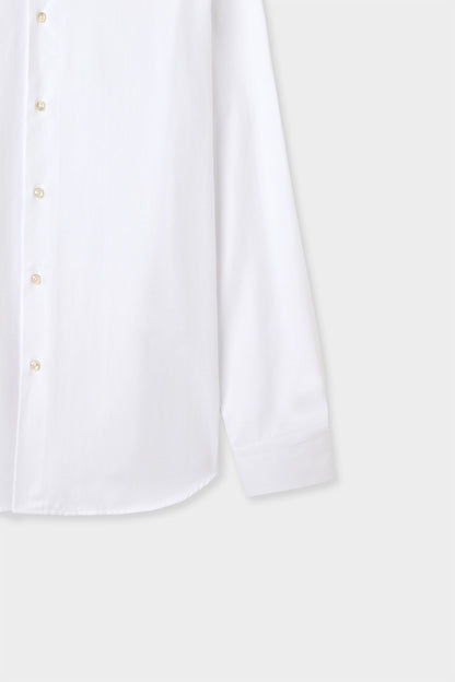Ds Damat Regular Fit Beyaz Armürlü Gömlek