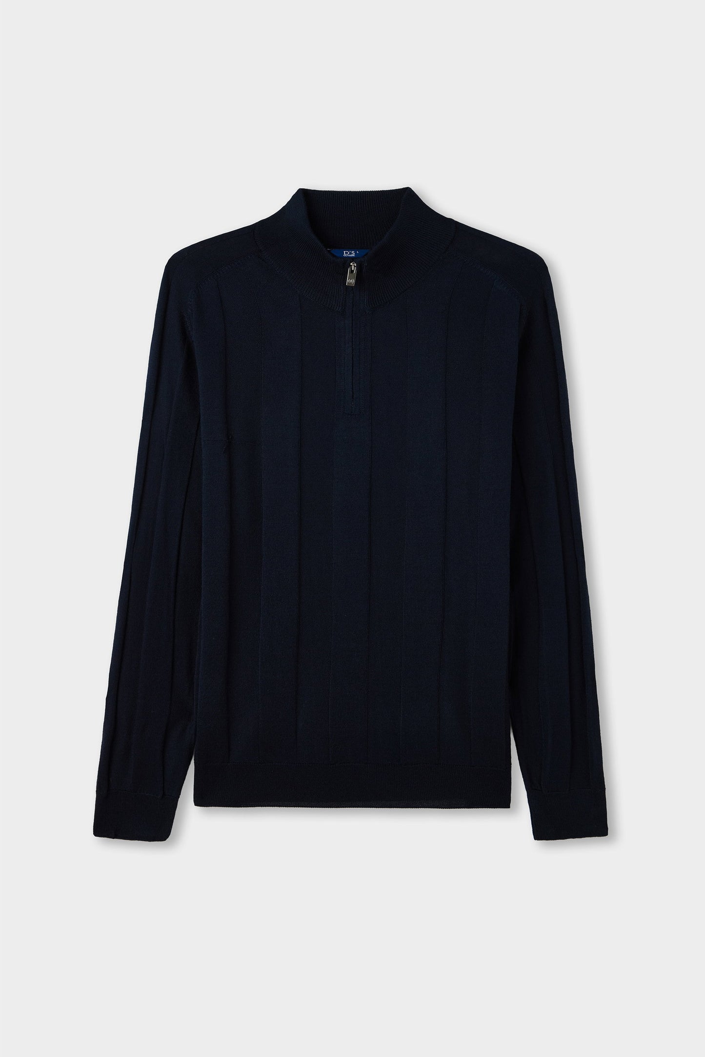 Ds Damat Regular Fit Lacivert Düz Örgü Kazak
