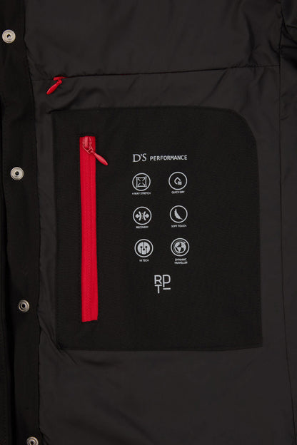 Ds Damat Regular Fit Siyah Düz Mont