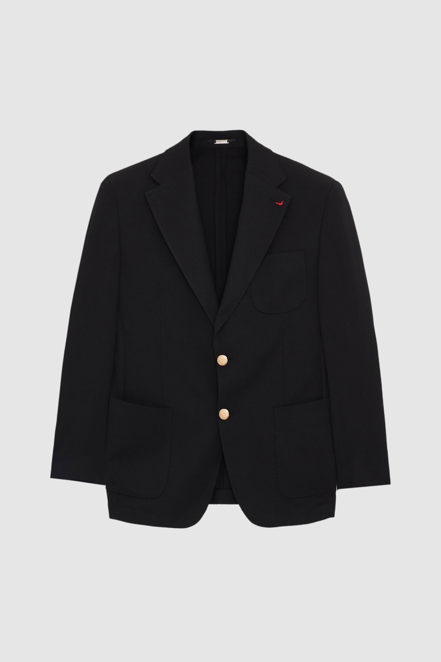 Ds Damat Regular Fit Siyah Armürlü Kumaş Ceket