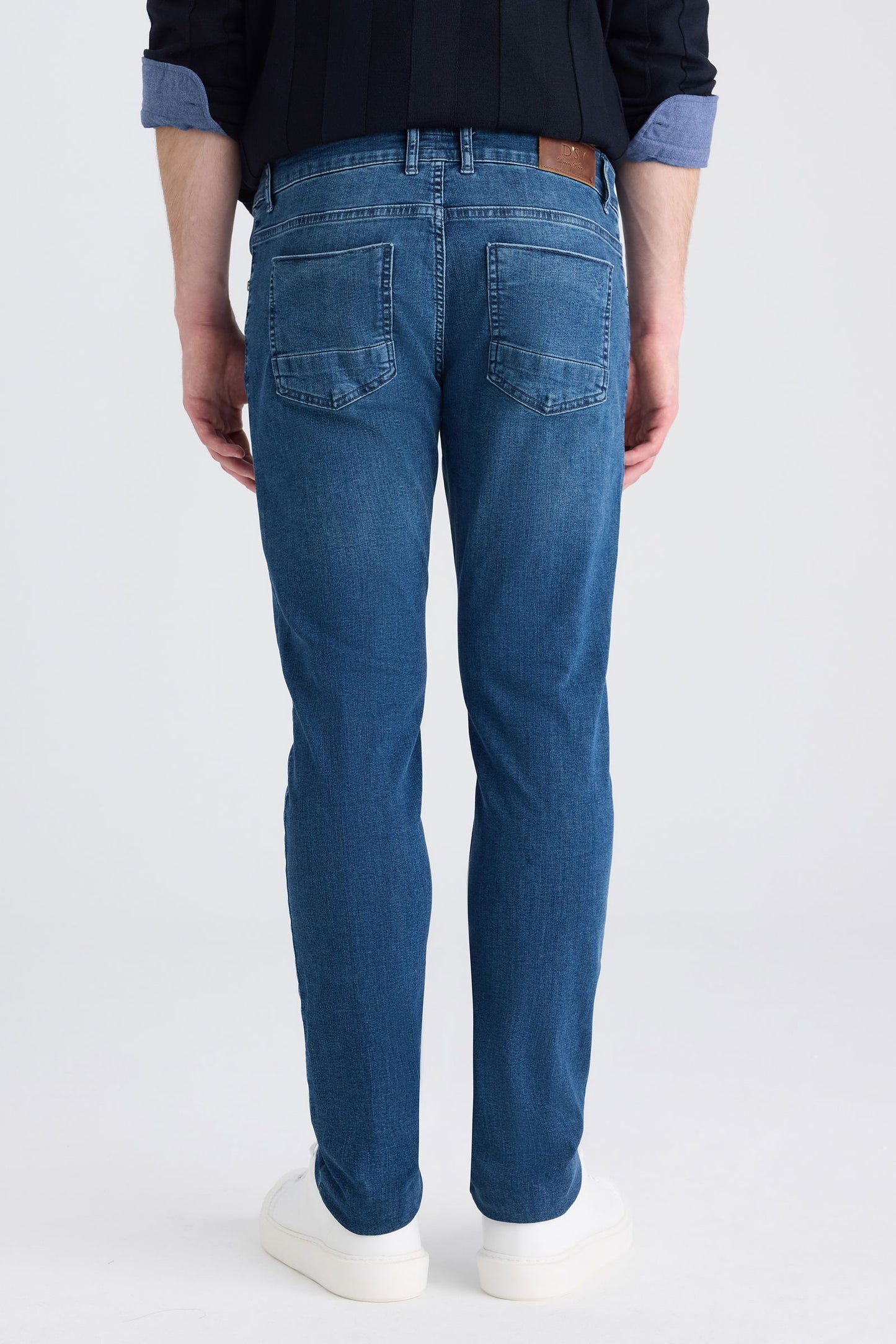 Ds Damat Slim Fit Lacivert Denim Pantolon