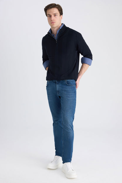 Ds Damat Slim Fit Lacivert Denim Pantolon