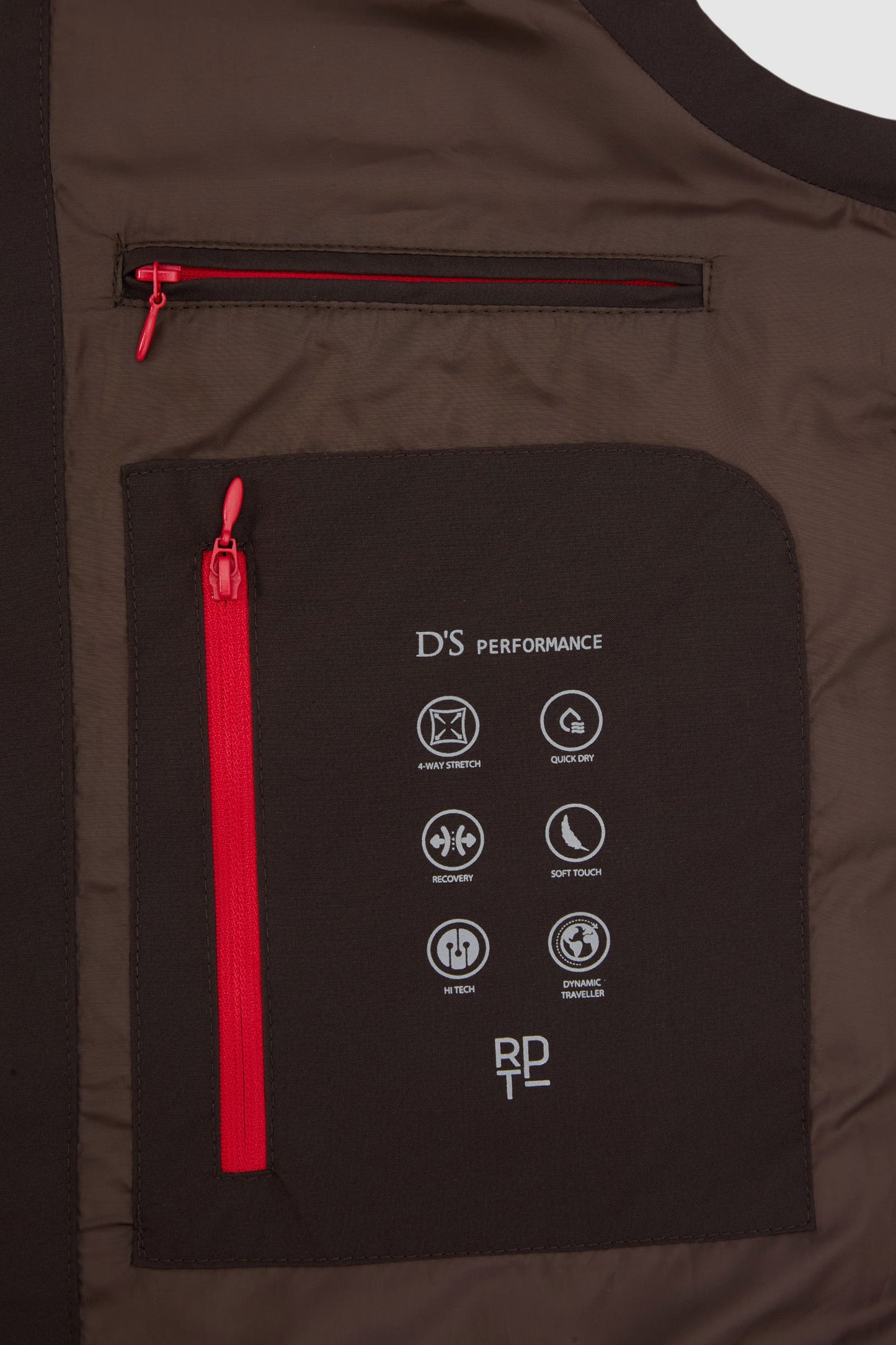 Ds Damat Regular Fit Kahverengi Düz Yelek Mont