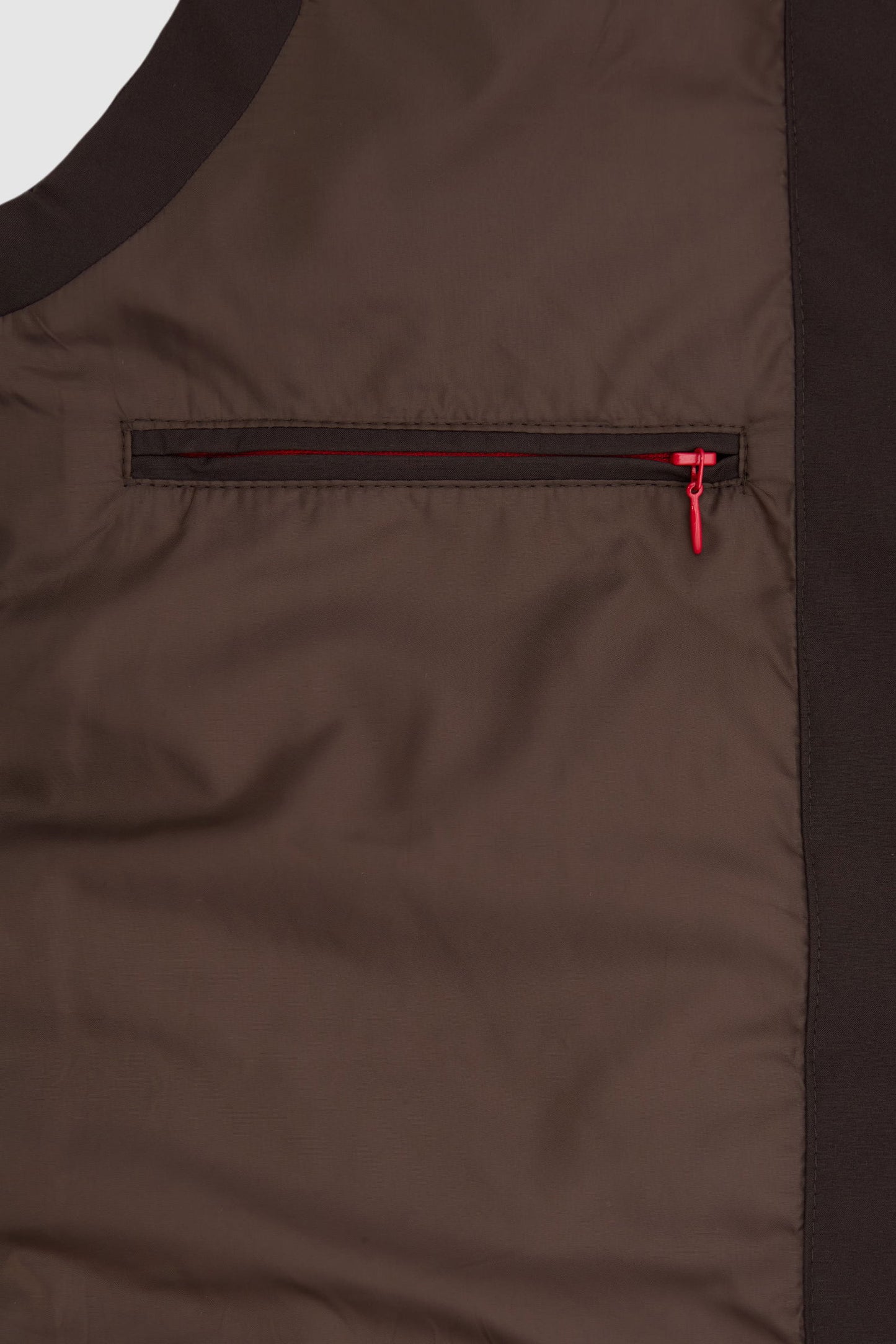Ds Damat Regular Fit Kahverengi Düz Yelek Mont