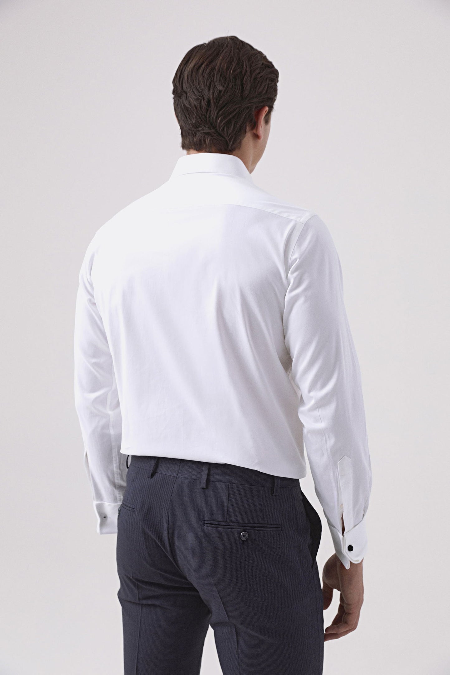 Ds Damat Regular Fit Beyaz Düz Gömlek