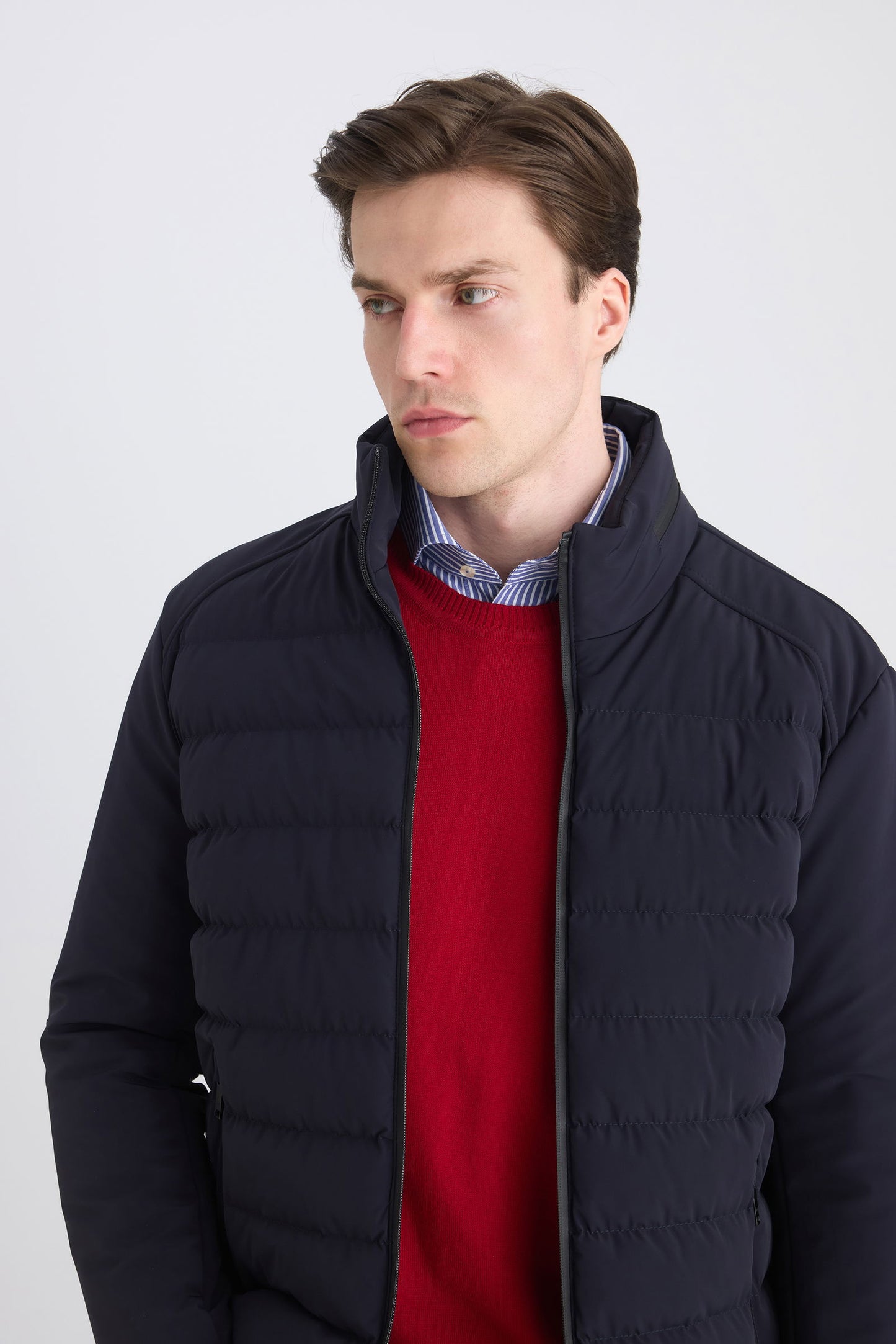 Twn Relaxed Fit Lacivert Düz Mont