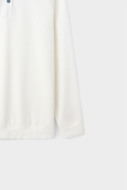 Ds Damat Regular Fit Ekru Düz Sweatshirt