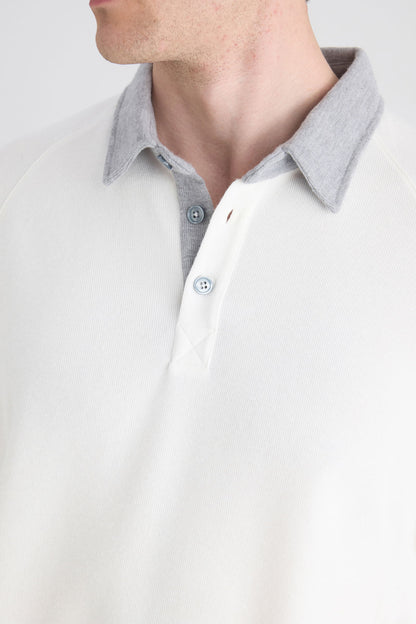 Ds Damat Regular Fit Ekru Düz Sweatshirt