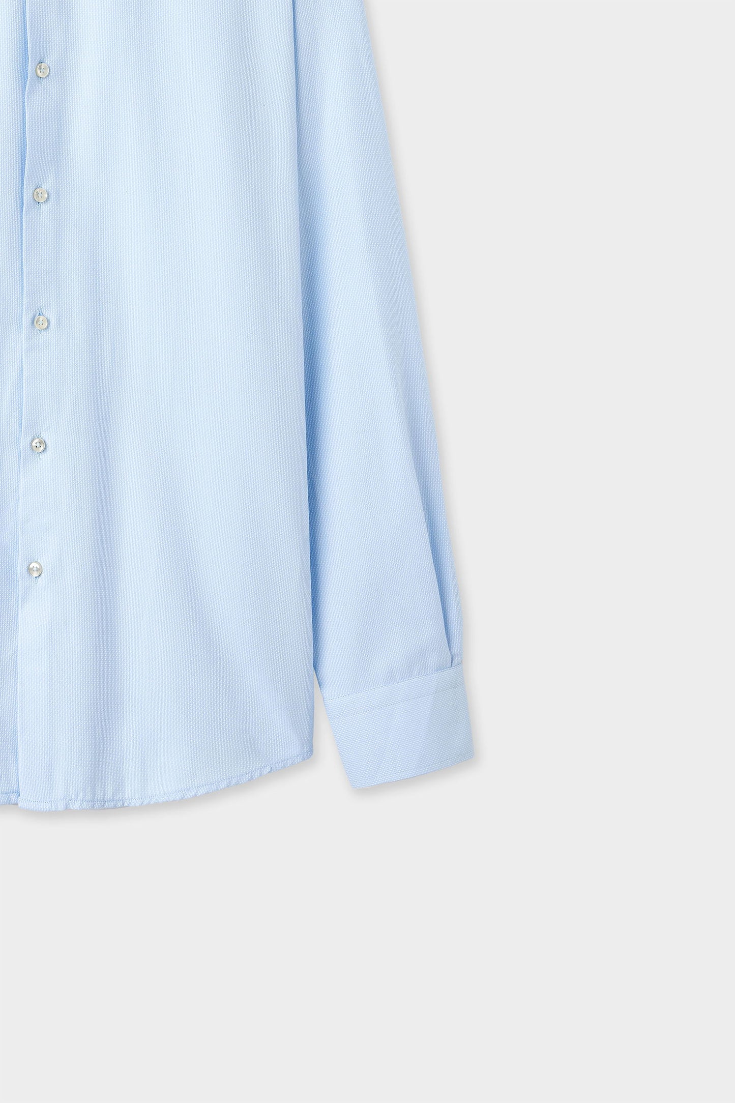 Twn Slim Fit Mavi Armürlü Gömlek