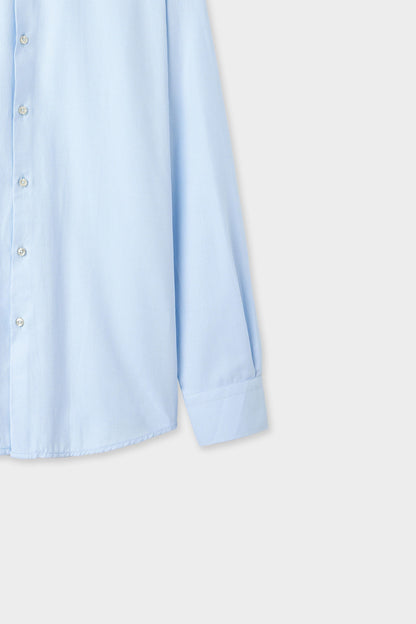 Twn Slim Fit Mavi Armürlü Gömlek