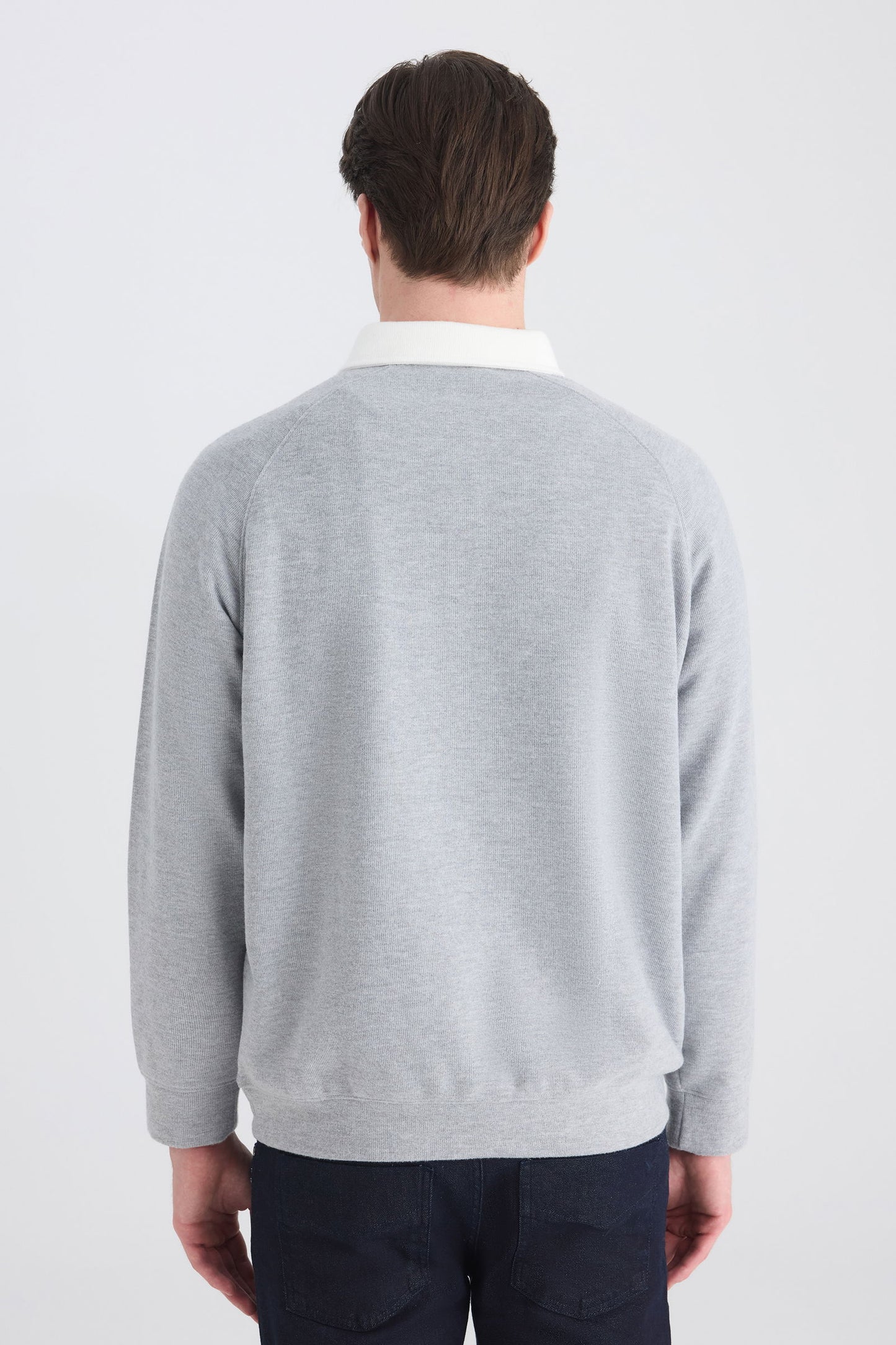Ds Damat Regular Fit Gri Düz Sweatshirt
