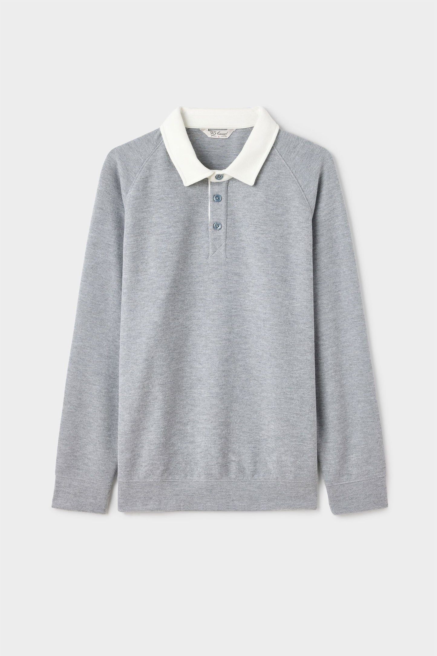 Ds Damat Regular Fit Gri Düz Sweatshirt