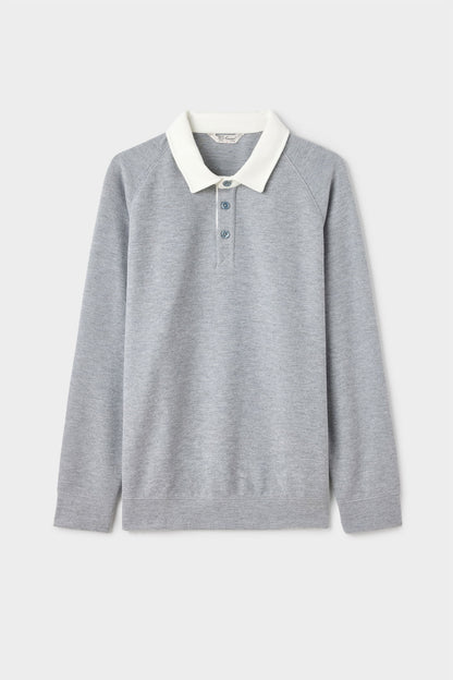 Ds Damat Regular Fit Gri Düz Sweatshirt