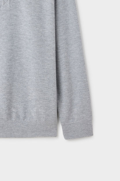 Ds Damat Regular Fit Gri Düz Sweatshirt