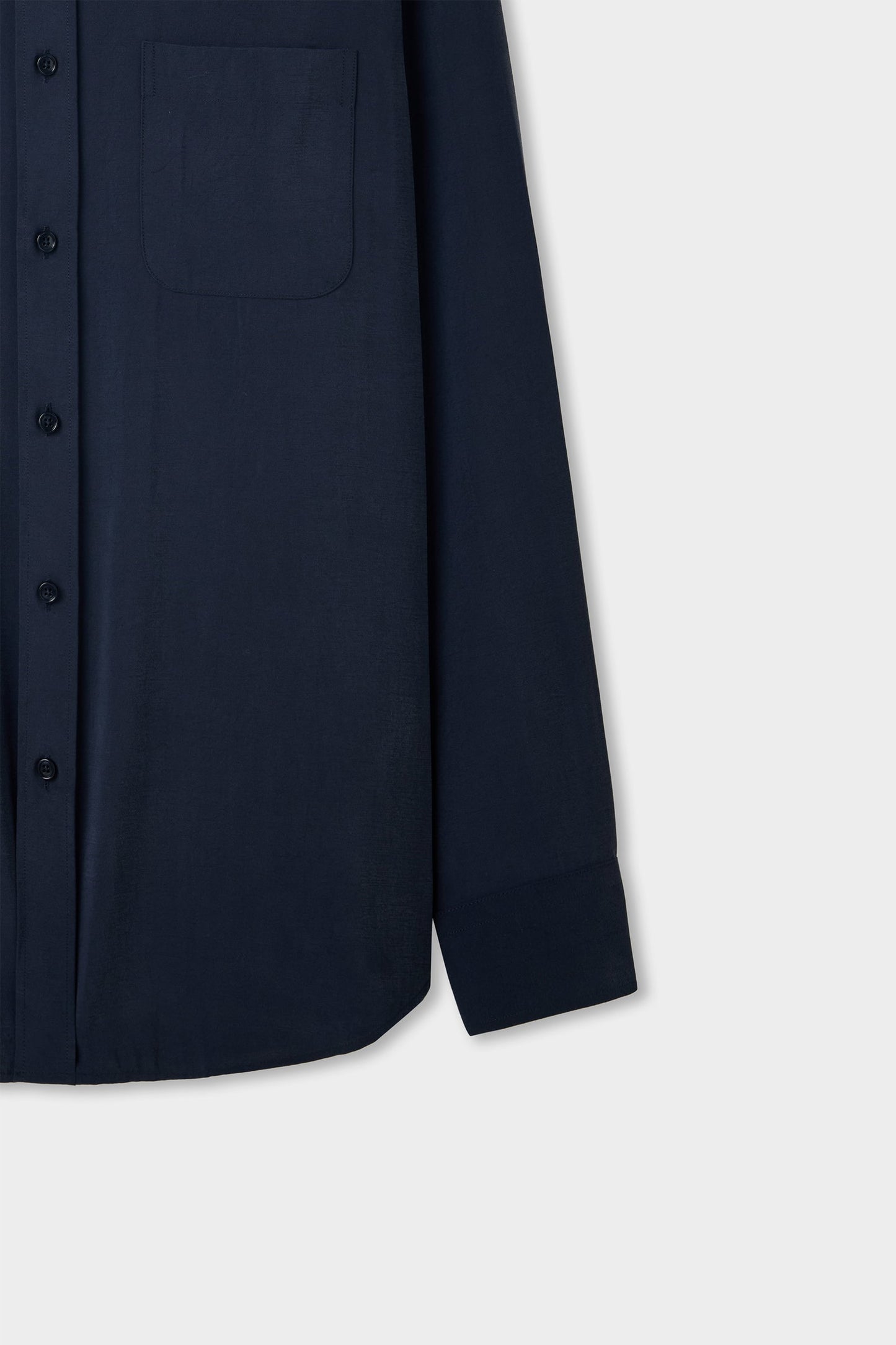Ds Damat Comfort Lacivert Düz Gömlek
