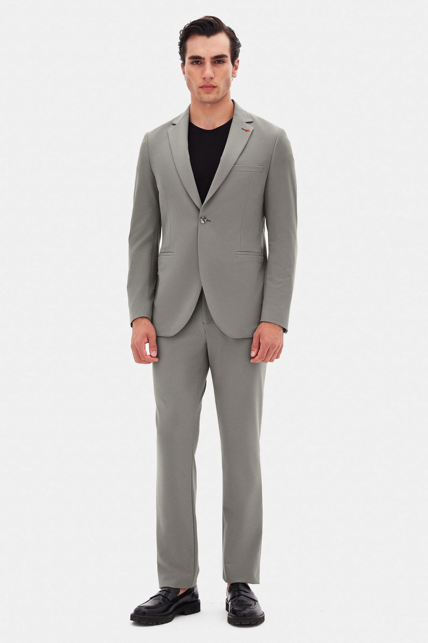 Twn Slim Fit Vizon Düz Takim Elbise