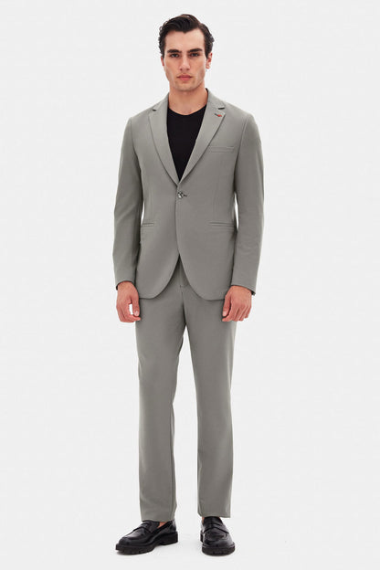Twn Slim Fit Vizon Düz Takim Elbise