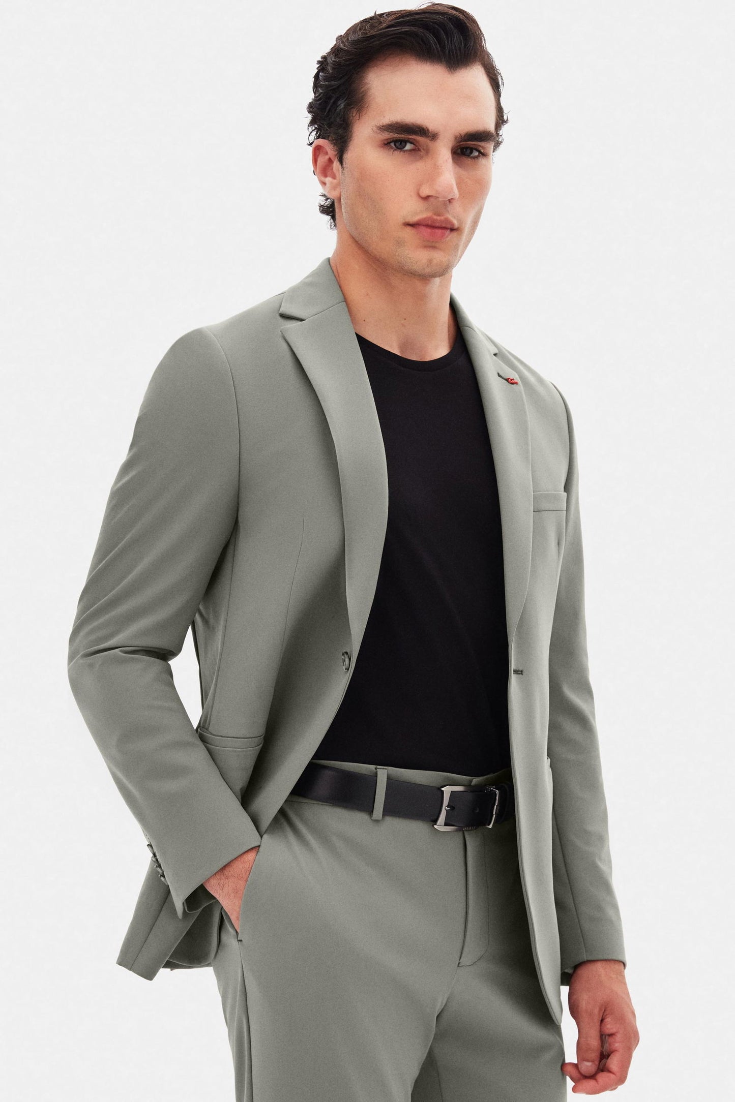 Twn Slim Fit Vizon Düz Takim Elbise