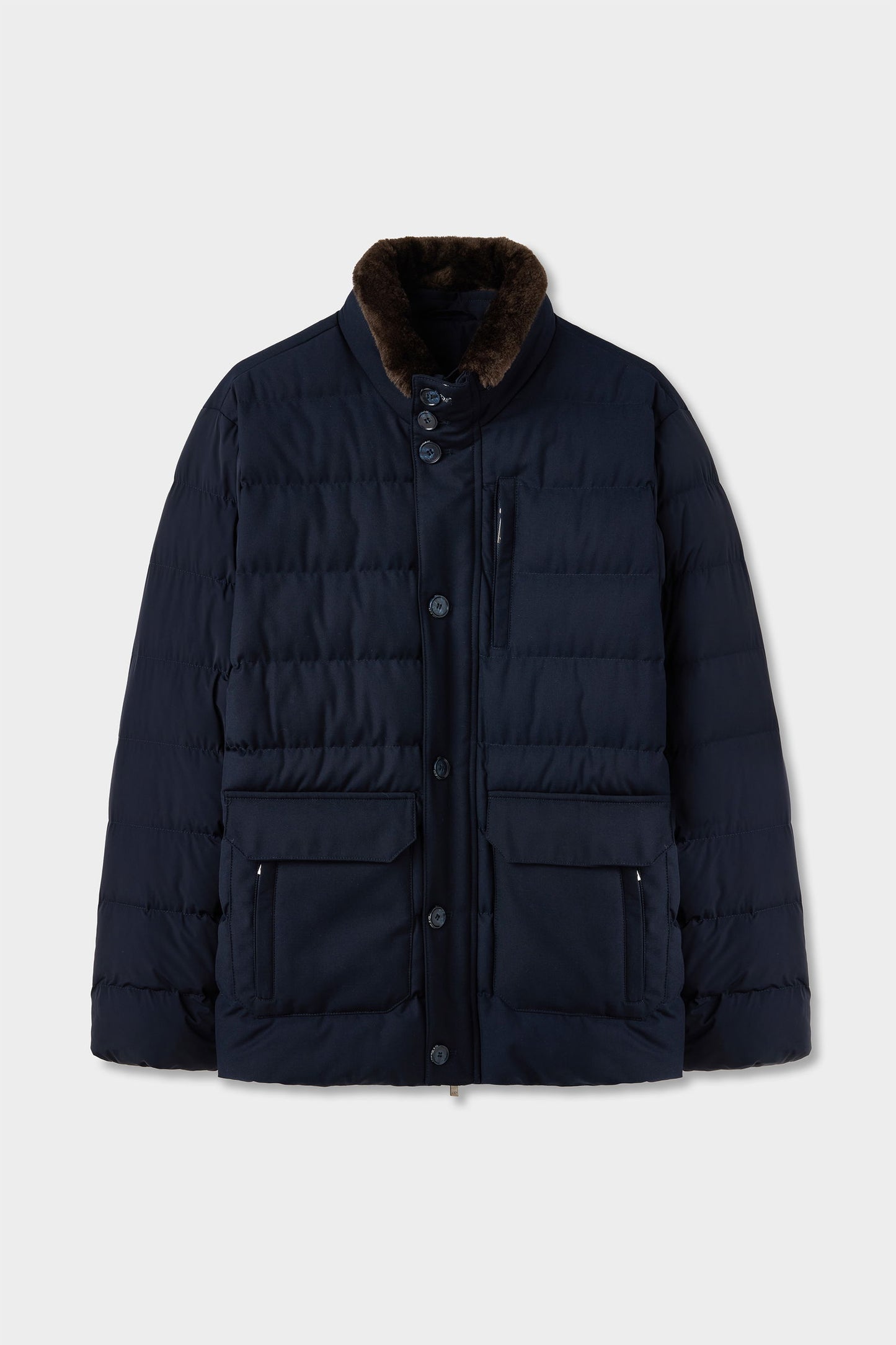 Ds Damat Regular Fit Lacivert Düz Mont