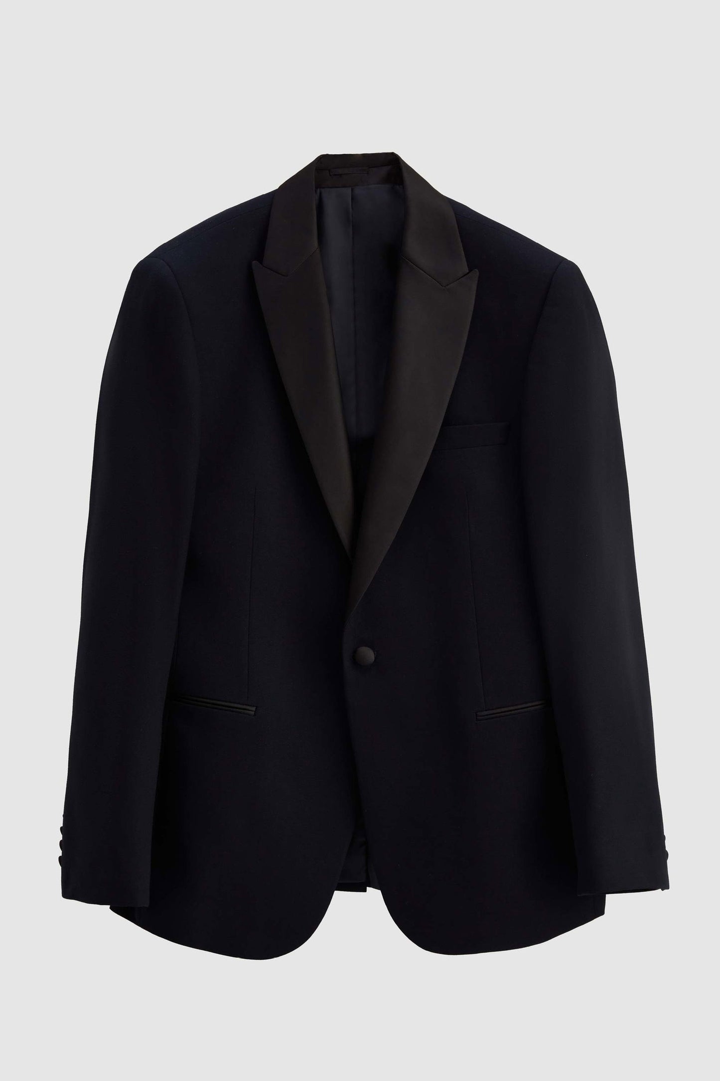 Ds Damat Slim Fit Lacivert Krep Desen Smokin Takim Elbise
