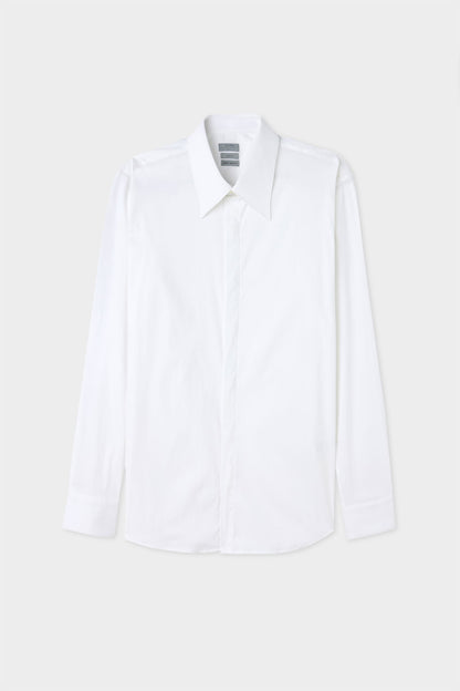 Twn Slim Fit Beyaz Düz Gömlek